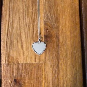 Silver Tiffany Heart Necklace